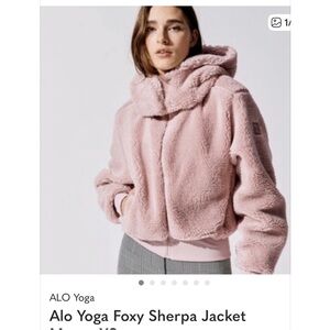 ALO Yoga Blush Teddy Jacket